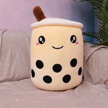 Strawberry Boba Plush Pillow